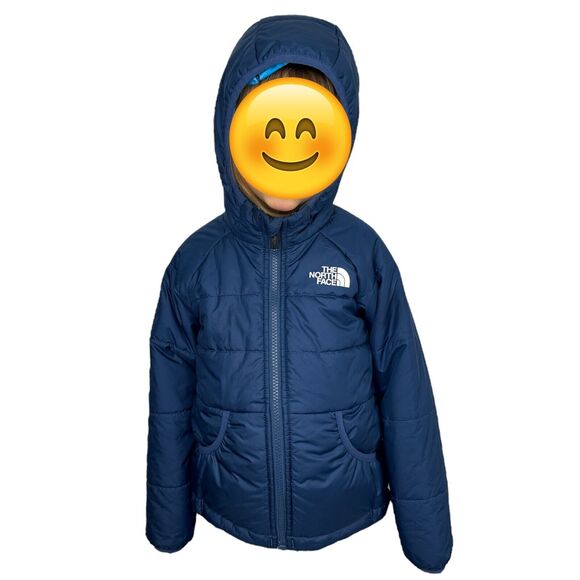 THE NORTH FACE Kids' Reversible Mount Chimbo Full Zip Hooded Jacket 4T - Picture 2 of 6